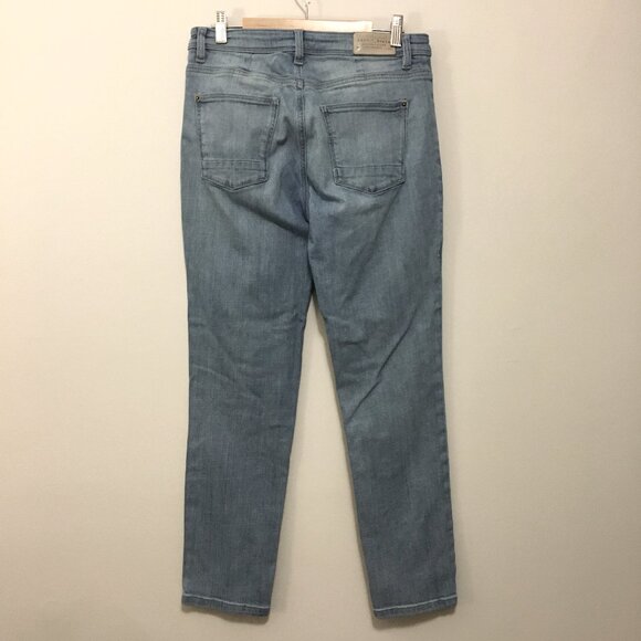 Esprit Blue Slim Fit 98% Cotton Distressed Denim Jeans - Picture 3 of 16